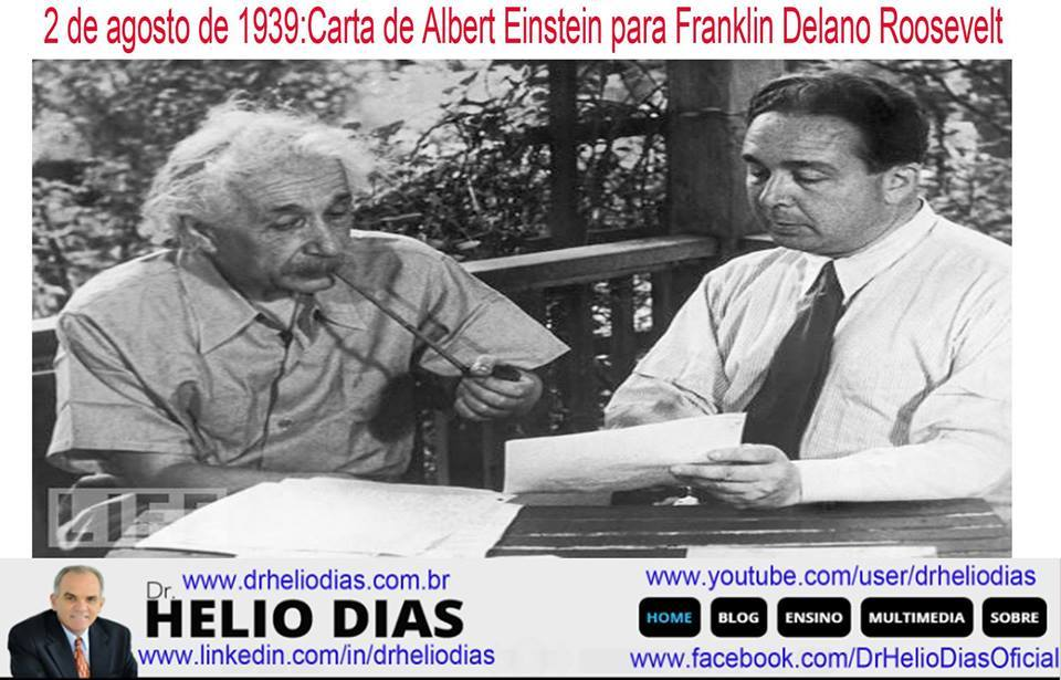 Há 79 anos atrás, Albert Einstein e Leó Szilárd, escrevem Há 79 anos atrás, Albert Einstein e Leó Szilárd, escrevem